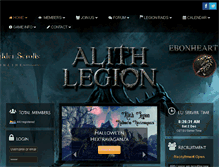 Tablet Screenshot of alithlegion.com